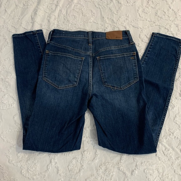 Madewell TENCEL 10” high-rise skinny in danny wash - Picture 9 of 10